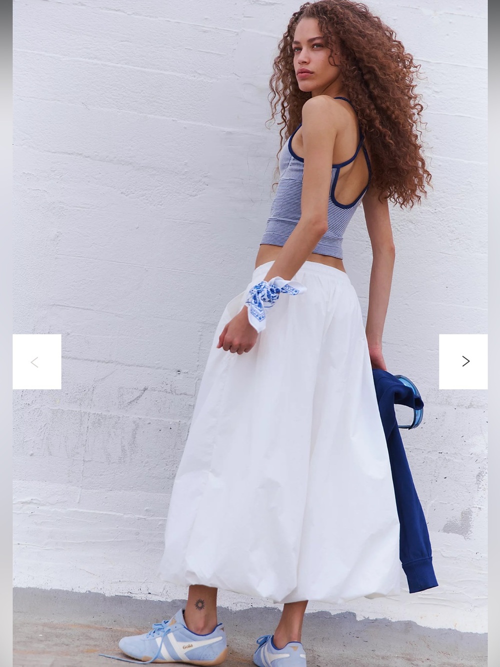 Pacer Pants by Free People in white, featuring a relaxed, fit